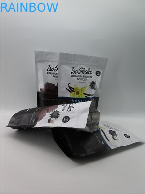 Proteína ziplock do soro do doypack hermético de Mylar/suplemento/sacos de empacotamento do pó leite da cabra