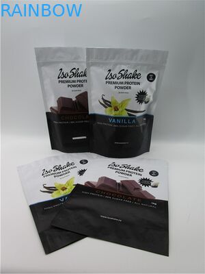 Proteína ziplock do soro do doypack hermético de Mylar/suplemento/sacos de empacotamento do pó leite da cabra