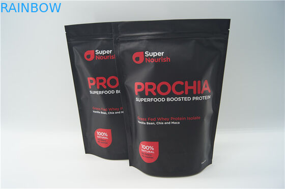 A nutrição de alta qualidade da folha de alumínio está o saco acima de empacotamento com zíper