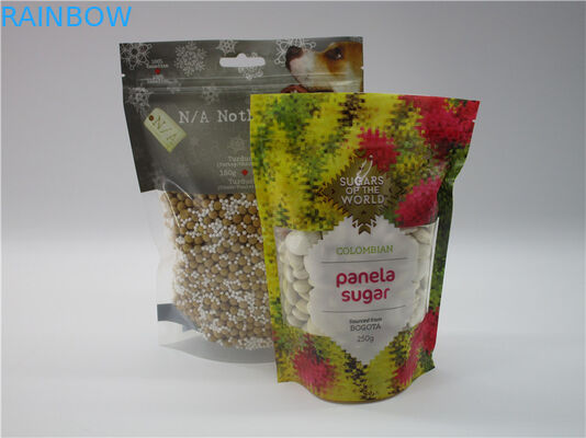 saco de empacotamento de mylar da folha do alimento do saco do suplemento nutritivo com o fechamento do zíper para o pó da proteína