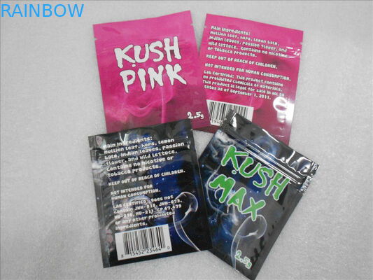 Incenso erval ideal de Califórnia que empacota o saquinho químico do comprimido THC dos malotes lisos do zíper