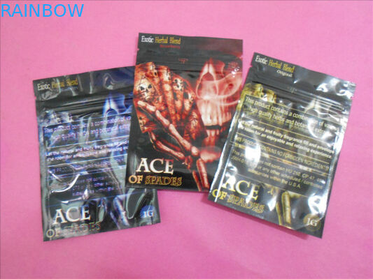 Incenso erval ideal de Califórnia que empacota o saquinho químico do comprimido THC dos malotes lisos do zíper