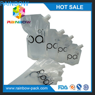 4oz/8oz/16oz transparentes levantam-se o malote do vinho com o bico livre de BPA