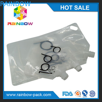 4oz/8oz/16oz transparentes levantam-se o malote do vinho com o bico livre de BPA