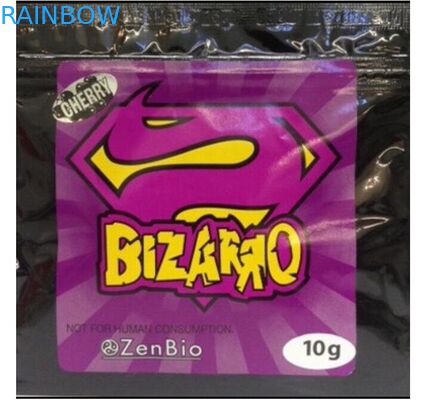 os sacos ervais do fechamento do fecho de correr do incenso de 10g Bizarro levantam-se o malote do bico com sabores diferentes