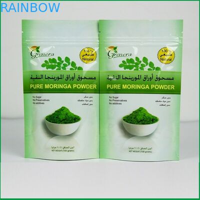 O empacotamento feito sob encomenda dos malotes plásticos de Doypack levanta-se o saco do zíper para mirtilos secados