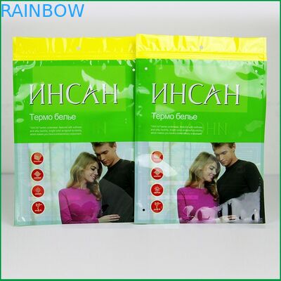 Malotes plásticos Ziplock feitos sob encomenda que empacotam o saco do empacotamento plástico do t-shirt para a roupa