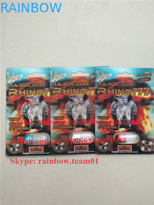 Embalagem com a melhor nota do comprimido 3d do sexo do rinoceronte/cartão masculino da embalagem da bolha cartão/3d da embalagem do comprimido do realce