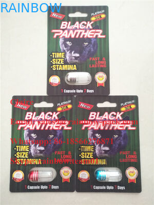 Cartão de papel sexual da bolha 3D da cápsula/pacote sexual masculino do comprimido do sexo do realce do desempenho