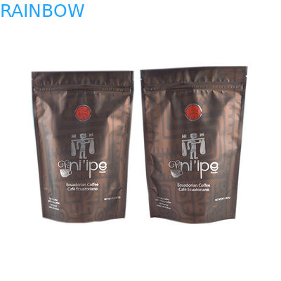 Keny Uganda Etiópia os malotes plásticos de 250 gramas 500gram que empacotam, cor múltipla levanta-se malotes do café