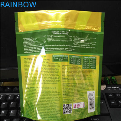 Malotes plásticos coloridos lustrosos que empacotam, sacos do empacotamento de alimento do petisco para microplaquetas