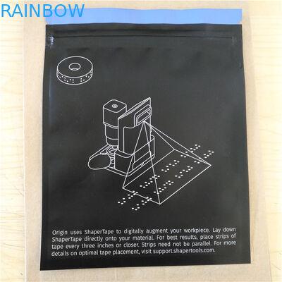 Três sacos Ziplock do empacotamento plástico de Mylar do selo lateral para o empacotamento médico da fita