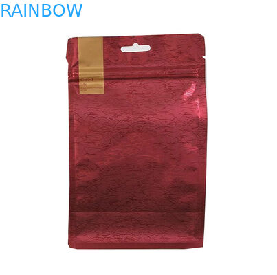 Saco de empacotamento do café liso por atacado da parte inferior do bloco do laço da lata da folha de alumínio com válvula 500g 1kg da desgaseificação