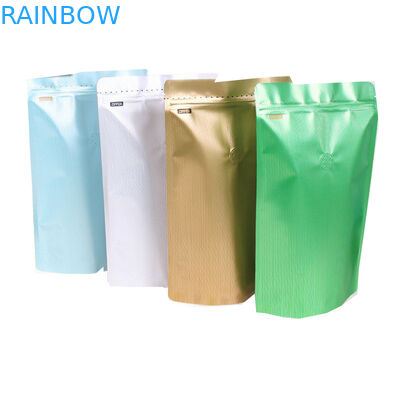 O costume imprimiu o saco de empacotamento Roasted Matt do feijão de café levanta-se os sacos de empacotamento 250g do café de alumínio do malote com válvula