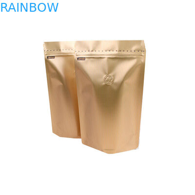 O costume imprimiu o saco de empacotamento Roasted Matt do feijão de café levanta-se os sacos de empacotamento 250g do café de alumínio do malote com válvula