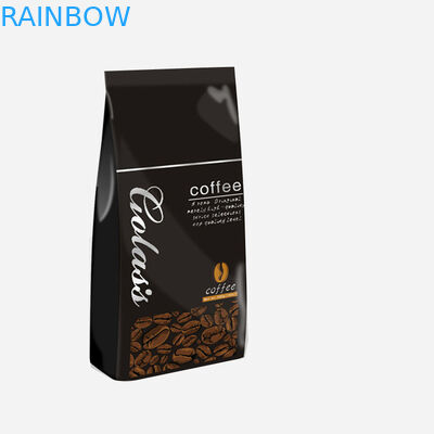 malotes plásticos à terra roasted 500g da soldadura térmica que empacotam o saco de café com o laço da válvula e da lata