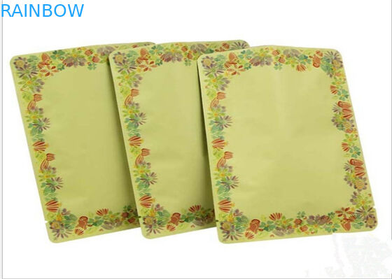 O lado do cristal três do ouro selou sacos de plástico para o olho/máscara facial, Eco amigável