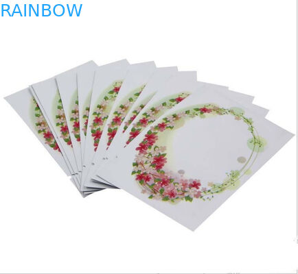 O costume imprimiu o saco branco selado três lados do empacotamento plástico da amostra da cor para a máscara protetora