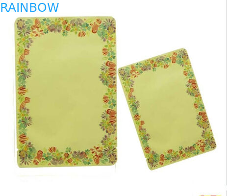 Saco de empacotamento selado da amostra cosmética do preto três lado feito sob encomenda para o creme