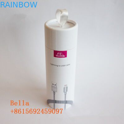 Empacotamento dado forma cilindro da caixa de papel