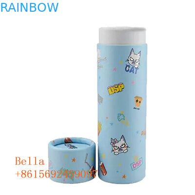 Empacotamento dado forma cilindro da caixa de papel