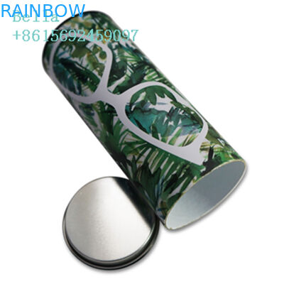 Caixa de papel redonda que empacota as caixas extravagantes de empacotamento redondas do pó do presente da caixa de papel