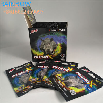 Os malotes plásticos do furo do cair que empacotam o comprimido Ziplock ensacam o saco plástico da folha do zíper com impressão do logotipo