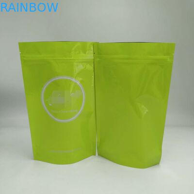 Folha de alumínio do saco do malote plástico do zíper do selo do auto de FDA com cores brilhantes