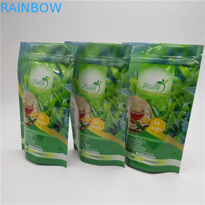 Folha de alumínio do saco do malote plástico do zíper do selo do auto de FDA com cores brilhantes