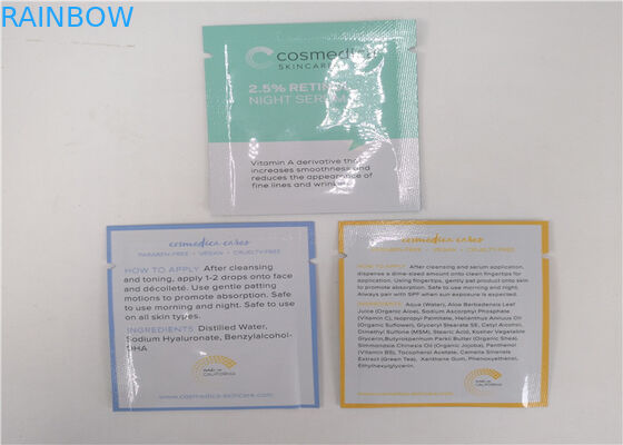 Saco de empacotamento cosmético do efeito lustroso