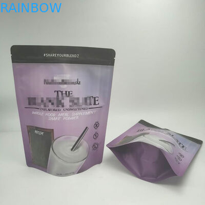 A folha de ouro levanta-se os malotes 200g/250g para o logotipo do pó da proteína personalizado