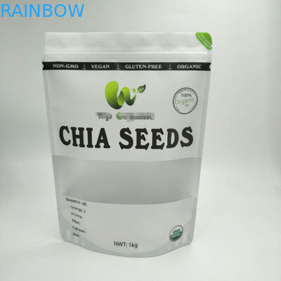 Os malotes plásticos personalizados do tamanho que empacotam, levantam-se o saco da folha de alumínio