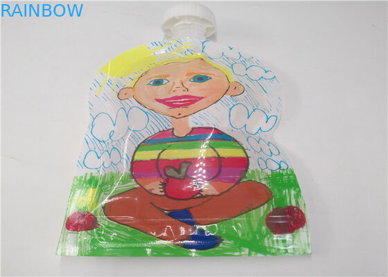 Empacotamento transparente do malote do bico da impressão feita sob encomenda