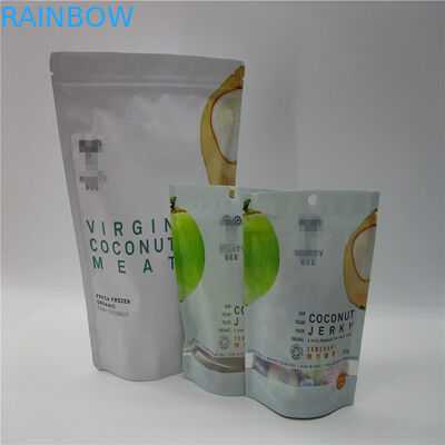 Malotes plásticos da janela transparente que empacotam para o saquinho do açúcar do coco