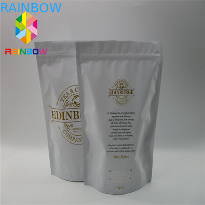 Malotes plásticos laminados que empacotam, calor de folha de alumínio - selado levante-se sacos com válvula