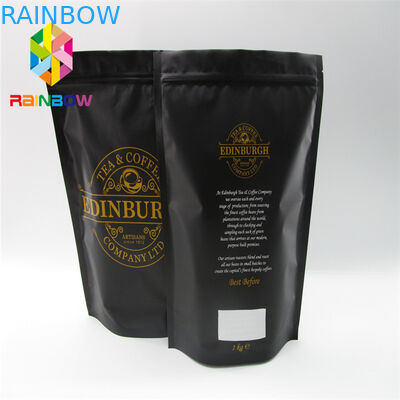 Malotes plásticos laminados que empacotam, calor de folha de alumínio - selado levante-se sacos com válvula