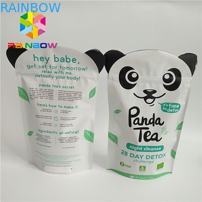 Eco - a folha de alumínio amigável levanta-se sacos, malote plástico que empacota para o pó da proteína do chá.