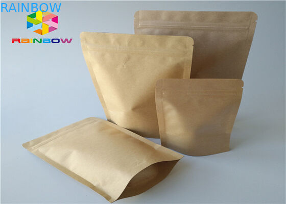 O papel de embalagem impresso personalizado ziplock levanta-se o saco do empacotamento plástico do petisco da carne de vaca seca do malote com janela clara