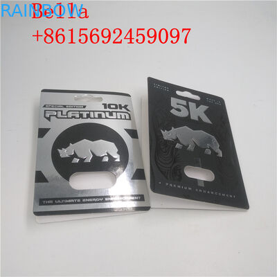 Empacotamento do cartão da bolha do comprimido do sexo de Hardsteel EXtacy