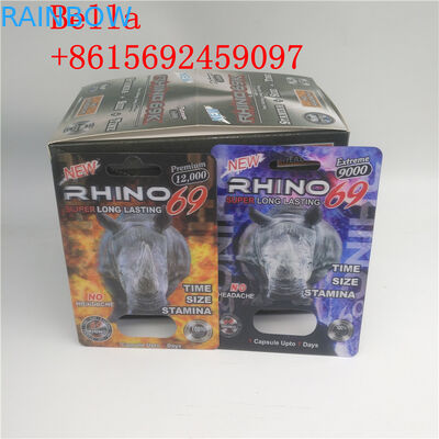 Empacotamento do cartão da bolha do comprimido do sexo de Hardsteel EXtacy