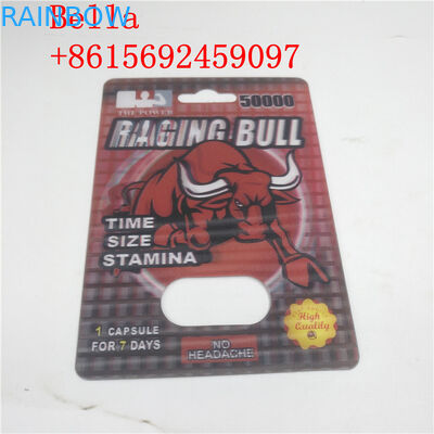 Bolha plástica material reciclada que empacota a forma personalizada com imprimir do efeito 3D