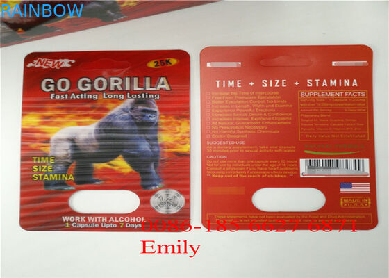 Bloco de bolha vermelho de Goldreallas que empacota o carimbo quente para industrial farmacêutico