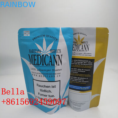 Malotes plásticos da soldadura térmica que empacotam três - camada laminada com impressão do logotipo