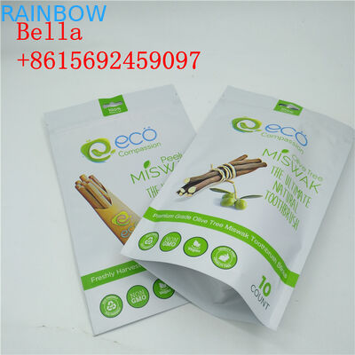 Saco Ziplock do petisco do revestimento de Matt que empacota a resistência clara da punctura da prova