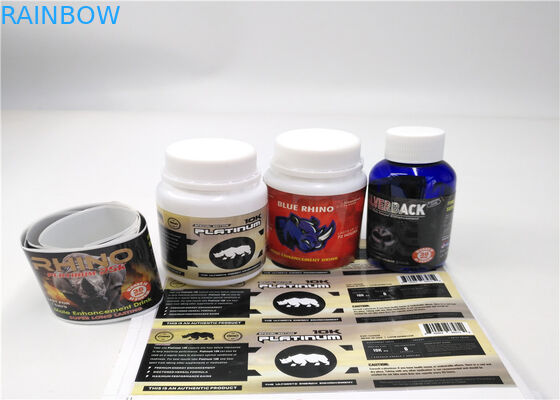 Etiquetas impermeáveis adesivas da luva do psiquiatra