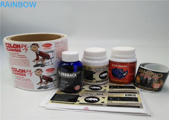 Etiquetas impermeáveis adesivas da luva do psiquiatra