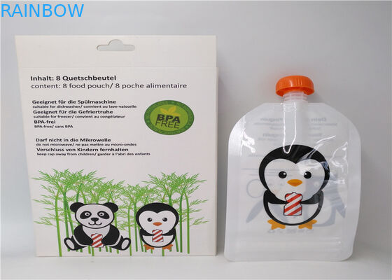 Saco líquido transparente do bico para a bebida/o empacotamento bebida da energia