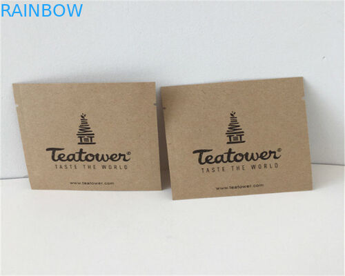 O espaço livre da parte anterior personalizou sacos de papel para o pó/doces/café