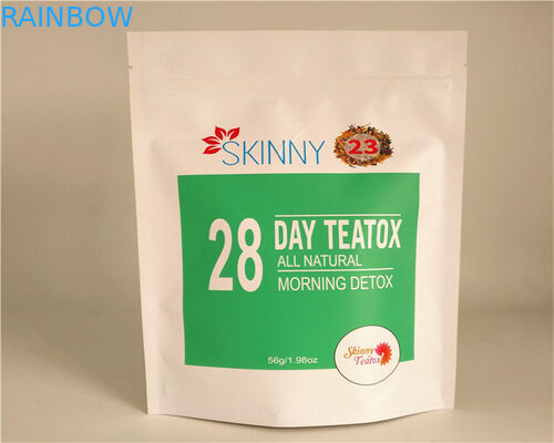 O espaço livre da parte anterior personalizou sacos de papel para o pó/doces/café