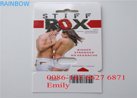 Bloco de bolha conveniente dos comprimidos do rinoceronte que empacota com efeito de superfície de gravação